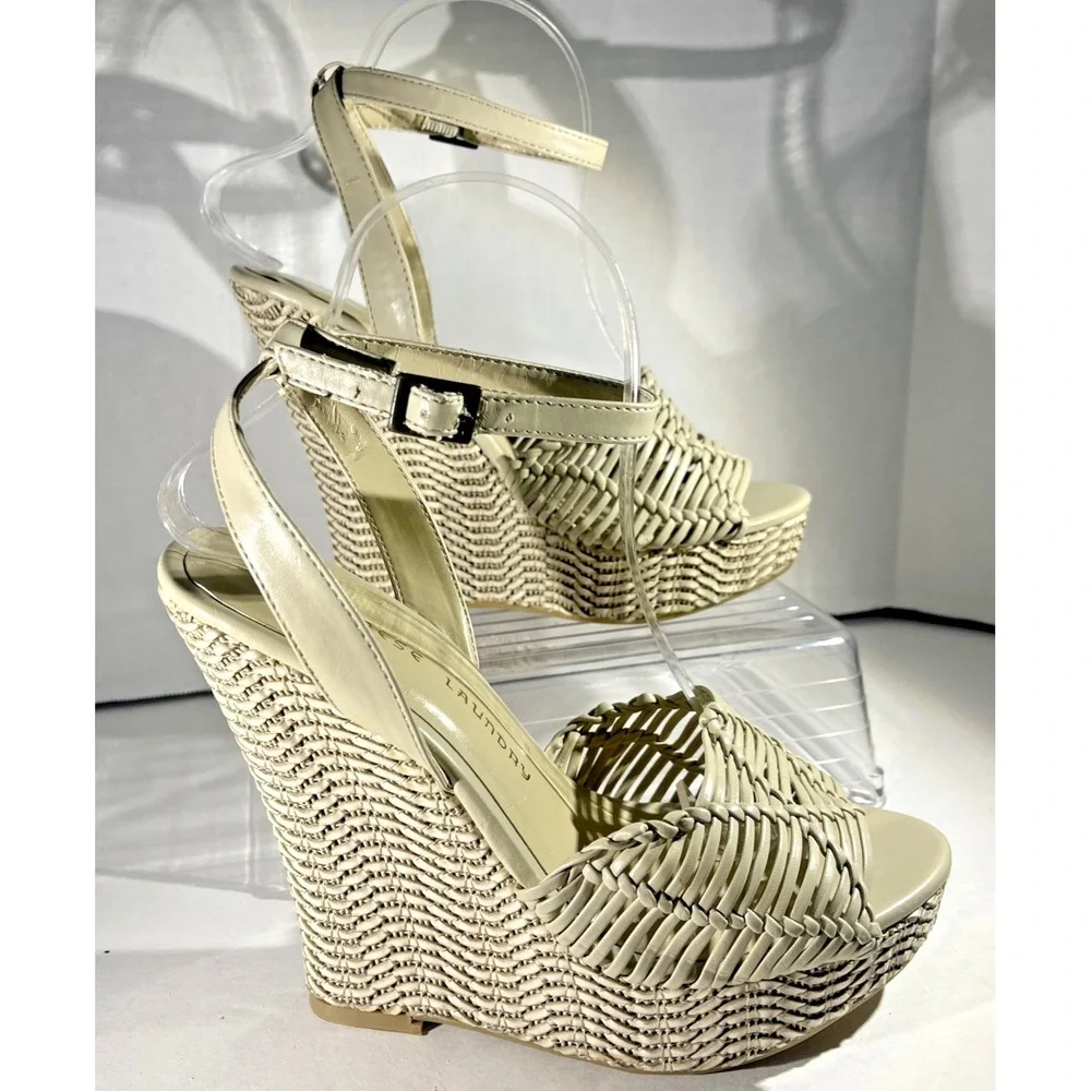 Chinese Laundry Simple Sweet Wedge Sandals Women's 8.5 NWOB